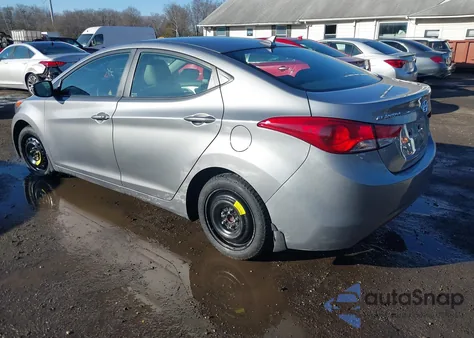 2013 Hyundai Elantra Limited from USA, damaged, VIN KMHDH4AE9DU660012